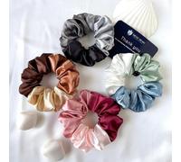 Lot de 4 chouchous en satin élégants et tendance pour femme