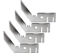 Lot de 4 cintres à double barre transversale, 7,6 cm pour toile de fond, tuyau et drapé, kit de support double pour toile de fond