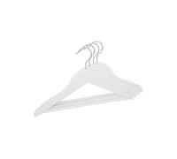 - Lot de 4 Cintres Enfant "Bois" 32cm Blanc