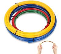 Lot de 4 cintreuses de tuyaux en cuivre de 4 m, 6,35 mm, 1/2, 5/8 pouces, kit de cintreuse de tuyau de climatisation en cuivre intégré, bande de cintrage en plastique PE