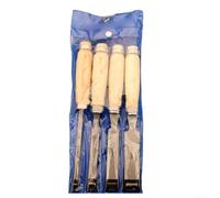 Lot de 4 ciseaux à bois ergonomiques pour travaux manuels (B)