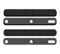 Lot de 4 claviers mécaniques en mousse Poron avec réduction du bruit - Ajustement stable - Barres d'espace 7U