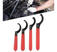 Lot de 4 clés à crochet en C réglables avec 4 écrous en caoutchouc réglables ER32 et ER40. Leur design minimise la déformation lors de l'utilisation