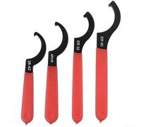 Lot de 4 clés à crochet en C réglables en acier à haute teneur en carbone ER32 ER40 APU16 38-42 avec poignée antidérapante pour machine de précision et outils de broche électrique