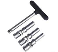 Lot de 4 clés à douille pour élément chauffant avec joint flexible et douilles de 8 mm, 10 mm, 12 mm pour les réparations dans les espaces restreints