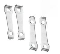 Lot de 4 clés à vis pour pédalier de vélo - 4 pièces - Pratique - Portabilité - Compact et léger - Offre un accès rapide chaque fois que nécessaire