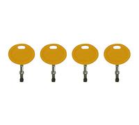Lot de 4 clés de démarrage 925-1745 725-2054 725-2054A pour tondeuse Cub Cade t GT2042 LGT1054 LTX1040 RZT-S42 Zero RZT-S46 RZT-S54KH Z-Force S54 S60 Troy-Bil t Tondeuse à Gazon TB2350 TB2246 TB2454