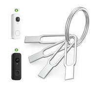 Lot de 4 clés de sonnette de rechange pour Blink, outil de déverrouillage efficace pour enlever le support de sonnette Blink et remplacement de batterie de sonnette (4)
