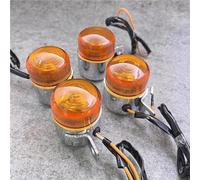 Lot De 4 Clignotants Avant Et Arrière pour Moto pour H&Onda Z50 Monkey Chaly Dax CF50 CF70 CT70 ST50 ST70. Indicateurs De Tournage Clignotants(2 Paires)