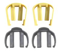 Lot de 4 Clips C de Nettoyage Haute Pression pour Karcher K2 K3 K4 K5 K6 K7, Clip Connecteur Rapide pour Tuyau et Pistolet, Pièces de Rechange Lavage de Voiture Accessoire (2 Gris, 2 Jaunes)