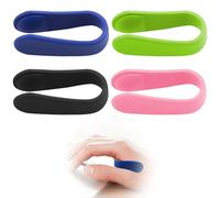 Lot de 4 clips d'acupression contre les migraines et le stress - Ensemble d'anneaux d'acupression et d'acupuncture portables et bracelets de pression sans fil pour soulager naturellement la douleur et