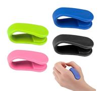Lot de 4 clips d'acupression, portable, aide aux attaques de panique, aide aux attaques de panique, contre les genoux des doigts, les attaques de panique Skills pour les maux de tête, le stress