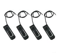 Lot de 4 clips d'aileron de planche de surf pour planches gonflables et longboards avec système de verrouillage coulissant en nylon
