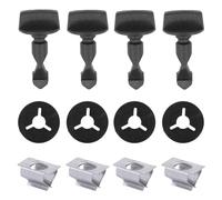 Lot de 4 clips d'attelage de remorque pour Audi A3 8P - Clips d'attelage de remorque pour Transporter T6 T5 T4 T3 Audi A1 Q5 Q7 TT Golf 4 5 6 7