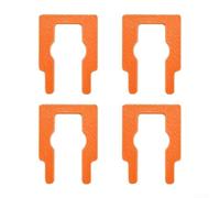 Lot de 4 clips de fixation pour panier de lave-vaisselle Miele | Pour matériau PLA, taille 1,3 x 1,75 x 0,3 cm, design coloré, installation facile sans outil, lot de 4 pièces de rechange