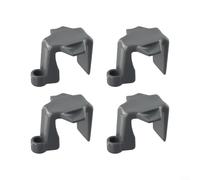 Lot de 4 clips de garde-boue carrés pour bateau ponton, ABS pour crochets de pare-chocs Fender pour tubes de 2,5 à 3,2 cm, accessoires d'amarrage à réglage rapide pour un amarrage sécurisé et une