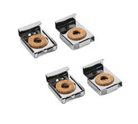 Lot de 4 clips de montage à ressort pour salle de bain, toilettes, commode, sans cadre