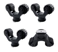 Lot de 4 clips de support de pagaie de kayak, accessoires pour la plupart des pagaies et cannes à pêche standard, kayaks gonflables et quincaillerie de canots pneumatiques