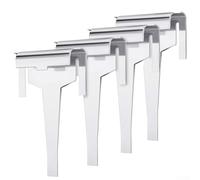 Lot de 4 clips de trou de vidange pour évaporateur DA6106796A compatible avec les réfrigérateurs Samsung aidant à maintenir l'efficacité du dégivrage du drain (DA61-06796A 4 pièces)