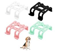 Lot de 4 clips en caoutchouc pour traceurs GPS pour chien compatibles avec Tractive GPS, support en caoutchouc pour 4GTK911SA, clip de rechange pour traceur de chien, ferme et doux, ne tombe pas