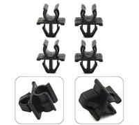 Lot de 4 clips en plastique noir pour tige de capot Teana pour Altima pour Maxima pour Murano, supports de support de capot de moteur, fixations directes