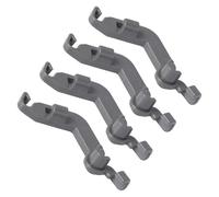 Lot de 4 clips pivotants for lave-vaisselle W10082853, compatibles avec les lave-vaisselle Whirlpool et KitchenAid WPW10082853 PS11748190 PS1734891 1446946