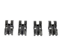 Lot de 4 clips pour panier inférieur de lave-vaisselle Whirlpool 481253578098, Indesit C00314875/C00314334