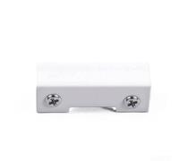 Lot de 4 clips réglables à 90 degrés pour armoires à vin, panneaux de verre en métal avec maintien sûr, ensemble de quincaillerie pour porte blanche pour vitrines et meubles de maison (pince droite)