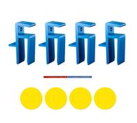 Lot de 4 clips robustes et précis pour tableau de bord, fixations de plinthe - pour propriétaires, techniciens, charpentier, armoire, placard, assemblage de meubles