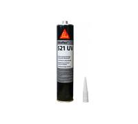 Lot de 4 Colles mastic Hybride SIKA Sikaflex 521 UV - Blanc - 300ml Pièce