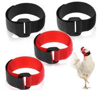 Lot de 4 colliers de coq, anti-accrochage, collier pour chien, empêche les poules, les chats, les chiens, les cris et les voisins