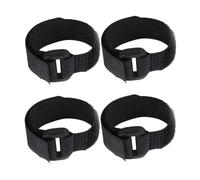 Lot de 4 colliers de coq anti-corbeau - Sans bruit de corbeau - Pour poulet, canard, oie - Noir - Longueur : 20,5 cm