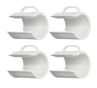 Lot de 4 colliers de sac de rechange en ABS pour systèmes de nettoyage de piscine Polaris 180 280 360 380 empêchant les débris de boucher et maintenir le sac droit