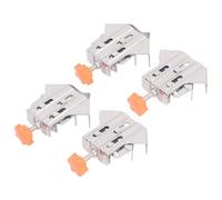 Lot de 4 colliers de serrage d'angle à angle droit à 90° pour le travail du bois, avec mâchoire pivotante réglable, acier inoxydable