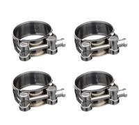 Lot de 4 colliers de serrage de 17 à 51 mm en acier inoxydable 304 très résistant