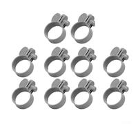 Lot de 4 colliers de serrage en plastique gris de 3,8 cm pour pompes à filtre Intex, installation rapide sans outils (10 pièces)