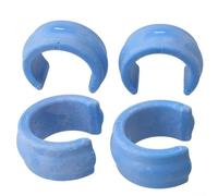 Lot de 4 colliers de serrage lestés pour aspirateurs de piscine automatiques Baracuda W83247 X70105 et Pentair K12054 K12454 pour stabiliser le chemin de nettoyage