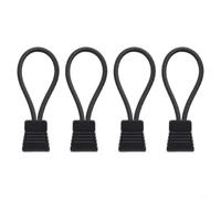 Lot de 4 colliers de serrage pour régulateur de plongée avec corde élastique, fixation sécurisée de tuyau haute et basse pression, plastique et tendeur