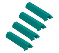 Lot de 4 colliers de serrage pour scie à chenille, pince de rail de guidage, fixation à cliquet à dégagement rapide, patins anti-rayures pour le travail du bois, compatible avec Festool/Makita
