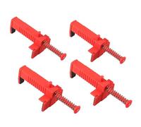 Lot de 4 colliers de serrage pour tiroir de brique Rouge | Outil de fixation pour truelle pour construction de bâtiments ; extracteur de fil de maçonnerie ; ensemble de pinces de
