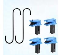 Lot de 4 colliers de serrage verticaux pour conduites de frein automobiles, design à ressort pour une installation rapide et une étanchéité fiable des fuites (B)