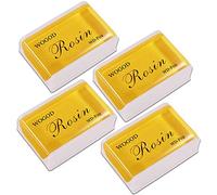 Lot de 4 colophane naturelle - Faible poussière - Universelle pour violon, alto et violoncelle