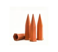 Lot de 4 cônes d'arrosage - Terre cuite -
