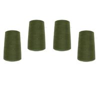 Lot de 4 cônes de fil à coudre pour surjeteuse VIGA 120 (0715 - vert olive)