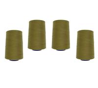 Lot de 4 cônes de fil à coudre pour surjeteuse VIGA 120 (0716 - beige olive)