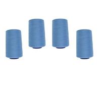 Lot de 4 cônes de fil à coudre pour surjeteuse VIGA 120 (1105 - Bleu aqua)