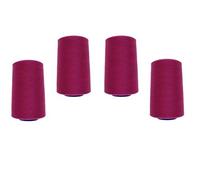 Lot de 4 cônes de fil à coudre VIGA 120 (0109 - magenta)