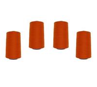 Lot de 4 cônes de fil à coudre VIGA 120 (0423 - orange)