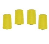Lot de 4 cônes de fil à coudre VIGA 120 (0911 - jaune)