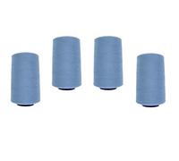 Lot de 4 cônes de fil à coudre VIGA 120 (1209 - bleu ciel)